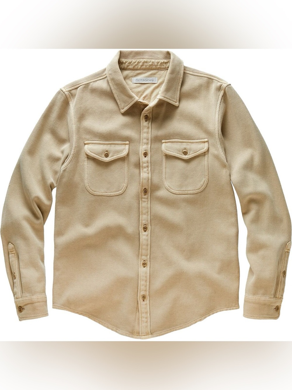The Outerknown Blanket Shirt - Camel in M/L
